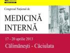 CONGRESUL NATIONAL DE MEDICINA INTERNA  17 Aprilie - 20 Aprilie 2013